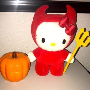 Halloween devil Hello Kitty plush